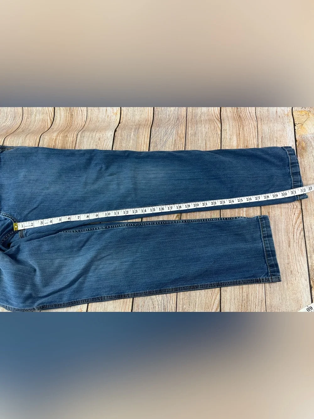 Mens Carhartt Relaxed Rugged Flex Denim Blue Jeans Size 32x34